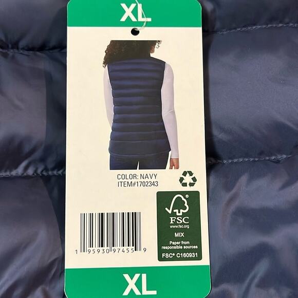 32 Degrees Ladies' Navy Vest Size XL - Picture 2 of 2
